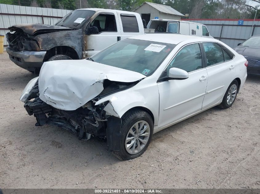 2016 Toyota Camry Le VIN: 4T4BF1FK1GR537244 Lot: 39221451