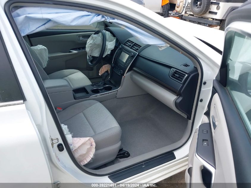 2016 Toyota Camry Le VIN: 4T4BF1FK1GR537244 Lot: 39221451