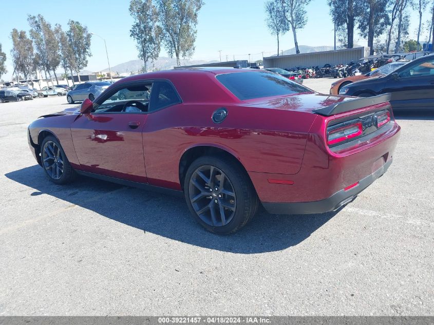 2023 Dodge Challenger Sxt VIN: 2C3CDZAG6PH602333 Lot: 39221457