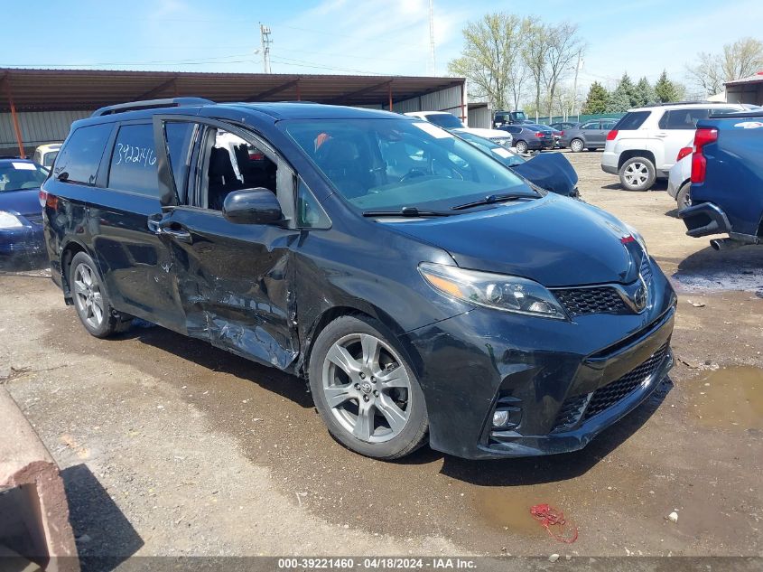 2018 Toyota Sienna Se Premium 8 Passenger VIN: 5TDXZ3DC7JS949294 Lot: 39221460