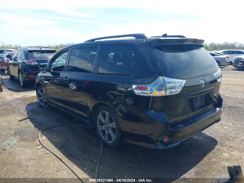 2018 Toyota Sienna Se Premium 8 Passenger VIN: 5TDXZ3DC7JS949294 Lot: 39221460