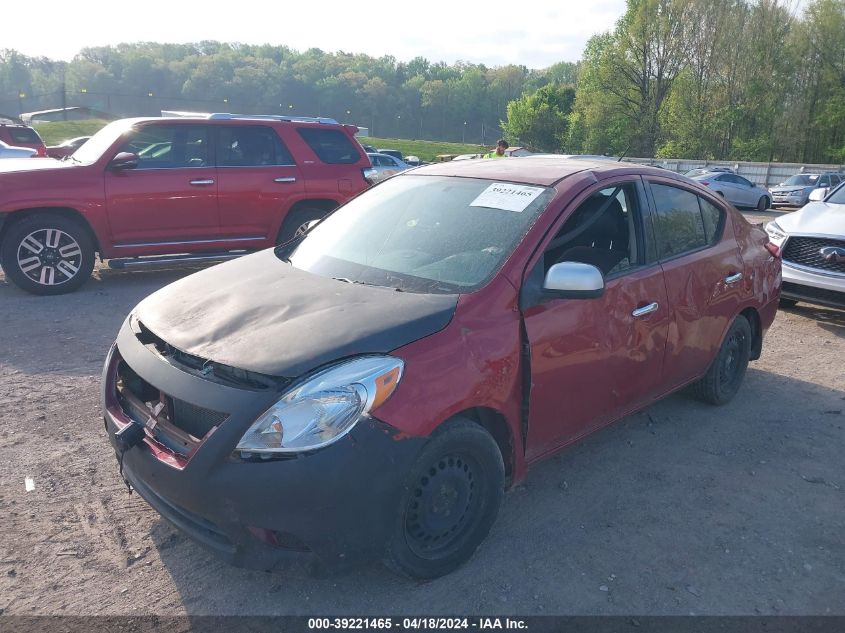 2014 Nissan Versa 1.6 Sv VIN: 3N1CN7AP0EL818019 Lot: 39221465