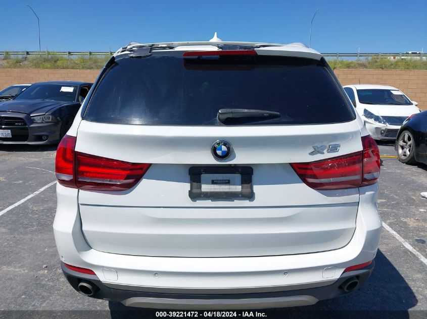 2017 BMW X5 Sdrive35I VIN: 5UXKR2C53H0U21576 Lot: 39221472