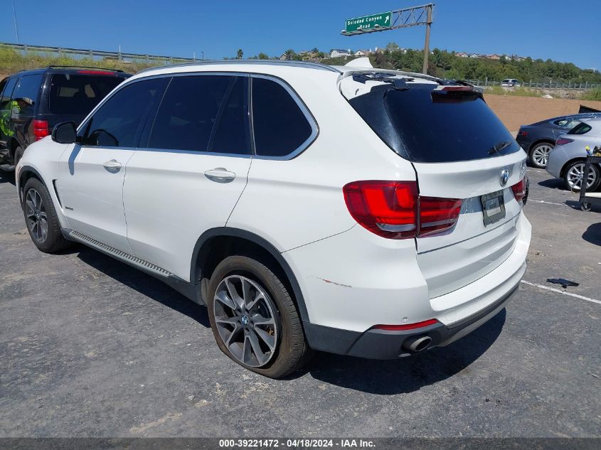 2017 BMW X5 Sdrive35I VIN: 5UXKR2C53H0U21576 Lot: 39221472