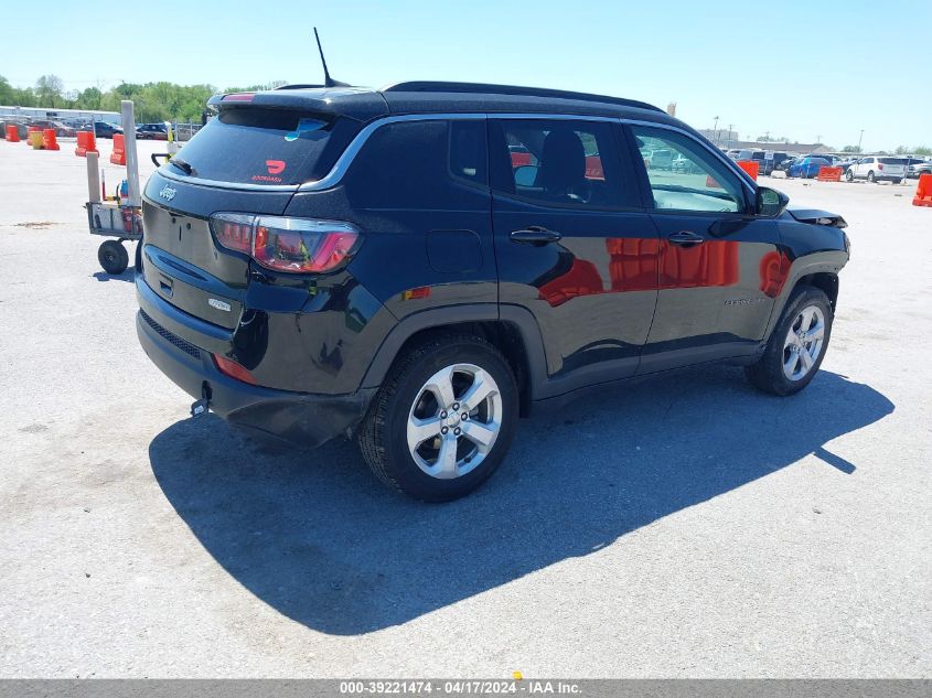 2018 Jeep Compass Latitude Fwd VIN: 3C4NJCBB6JT374622 Lot: 39221474