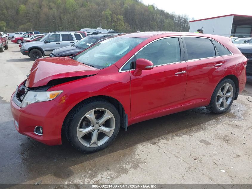 2013 Toyota Venza Xle V6 VIN: 4T3BK3BBXDU081934 Lot: 39221489