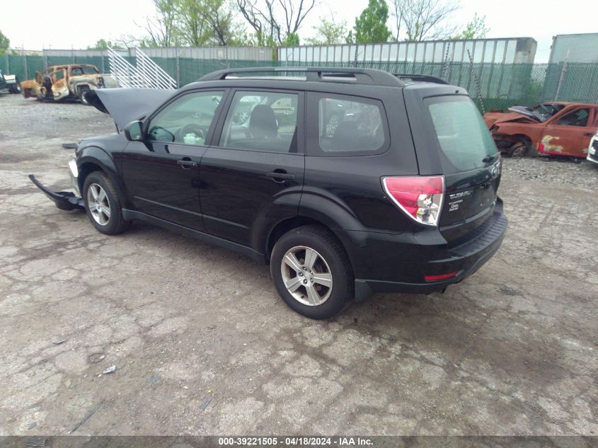 2011 Subaru Forester 2.5X VIN: JF2SHABC5BH772921 Lot: 39221505