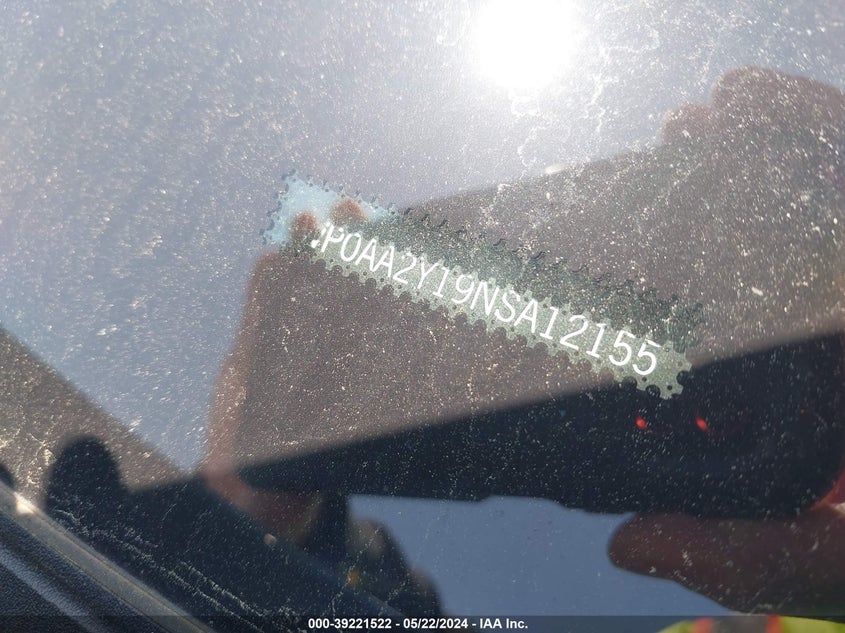 2022 PORSCHE TAYCAN WP0AA2Y19NSA12155