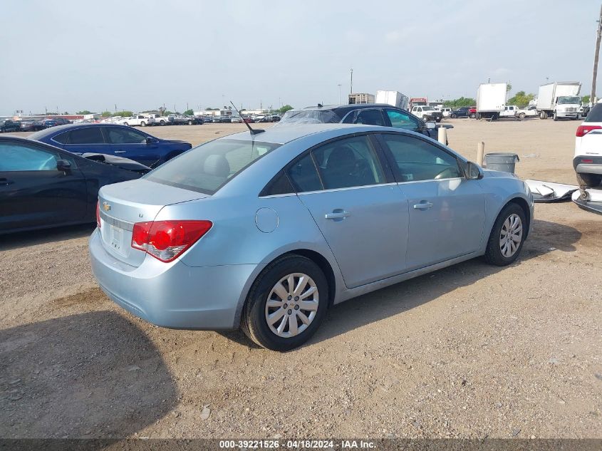 2011 Chevrolet Cruze 1Lt VIN: 1G1PF5S9XB7144079 Lot: 39221526