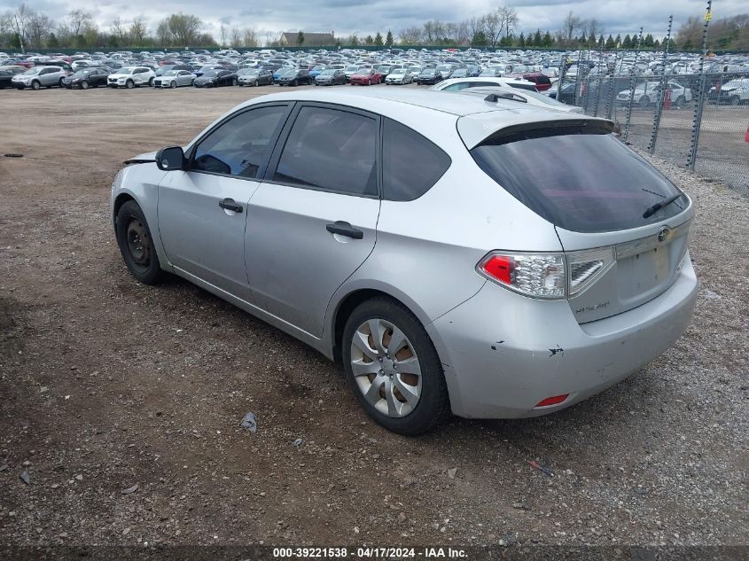 2008 Subaru Impreza 2.5I VIN: JF1GH616X8H813278 Lot: 39221538