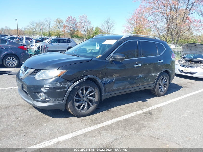 2016 NISSAN ROGUE S/SL/SV - 5N1AT2MT5GC756651