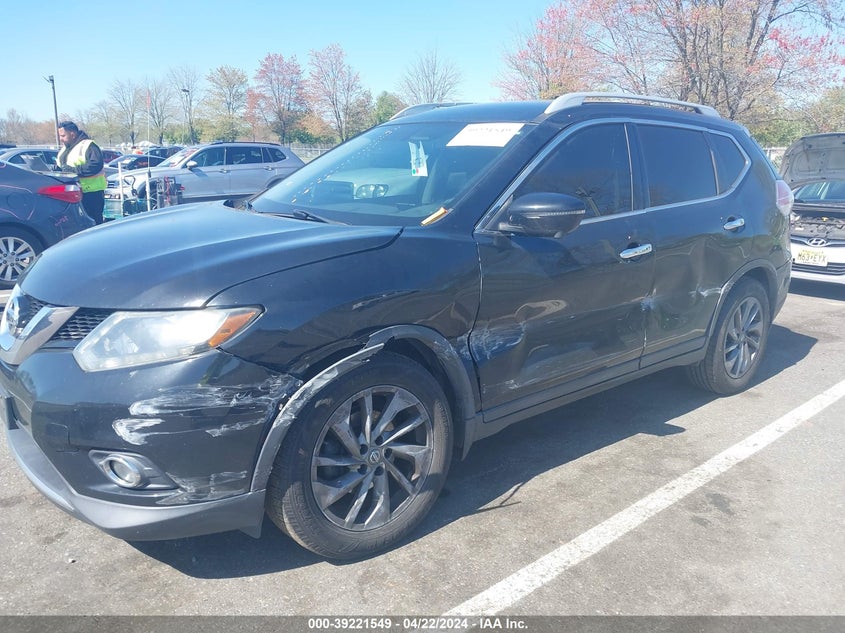 2016 NISSAN ROGUE S/SL/SV - 5N1AT2MT5GC756651