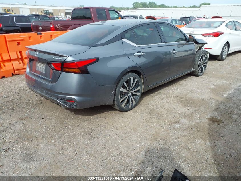 2020 Nissan Altima Platinum Fwd VIN: 1N4BL4FV9LN303687 Lot: 39221619