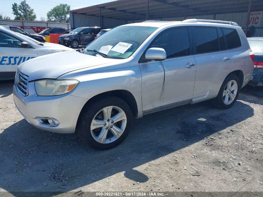 2008 Toyota Highlander Limited VIN: JTEES42A982020384 Lot: 39221621