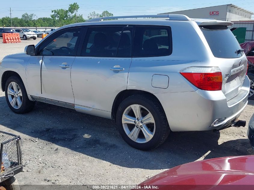 2008 Toyota Highlander Limited VIN: JTEES42A982020384 Lot: 39221621