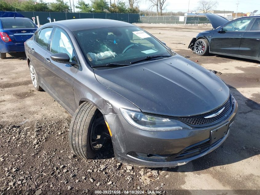 2015 Chrysler 200 S VIN: 1C3CCCBB8FN663661 Lot: 39221658