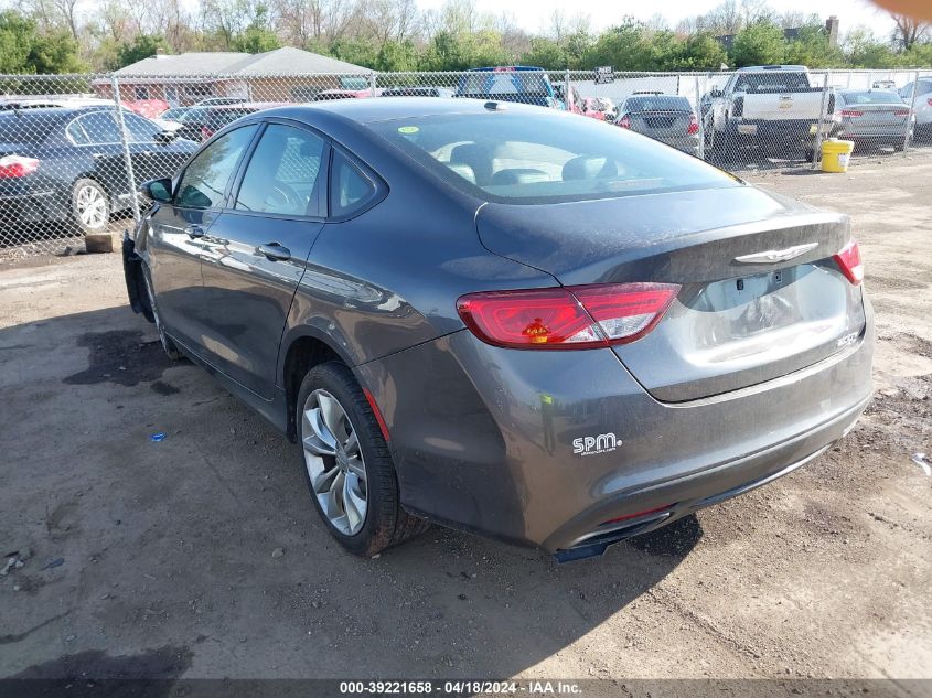 2015 Chrysler 200 S VIN: 1C3CCCBB8FN663661 Lot: 39221658