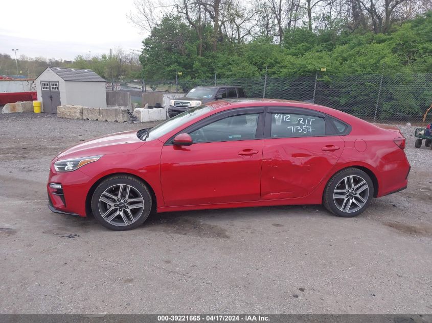 2019 Kia Forte S VIN: 3KPF34AD8KE062749 Lot: 39221665