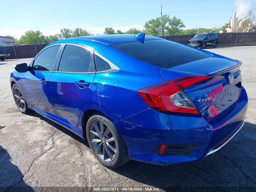 VIN 19XFC1F76LE206477 2020 HONDA CIVIC EX-L