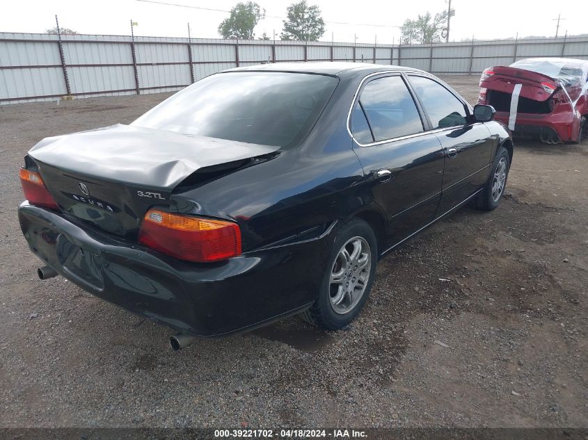 1999 Acura Tl 3.2 VIN: 19UUA5640XA029056 Lot: 39221702