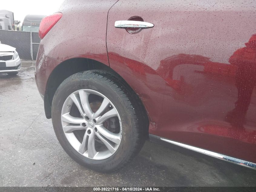 2009 Nissan Murano Le VIN: JN8AZ18W09W212923 Lot: 39221716