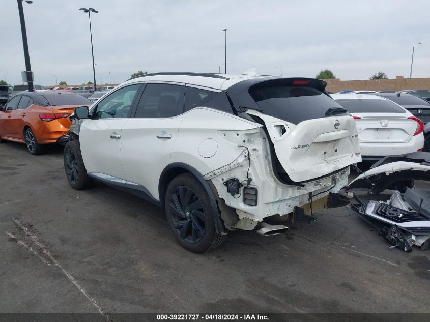 2017 Nissan Murano Platinum VIN: 5N1AZ2MG6HN142344 Lot: 39221727