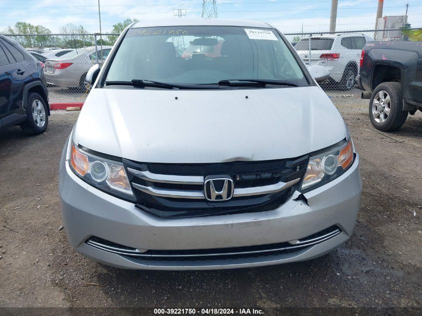 2015 Honda Odyssey Ex VIN: 5FNRL5H4XFB014517 Lot: 39221750