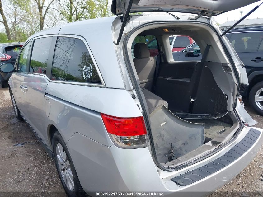 2015 Honda Odyssey Ex VIN: 5FNRL5H4XFB014517 Lot: 39221750