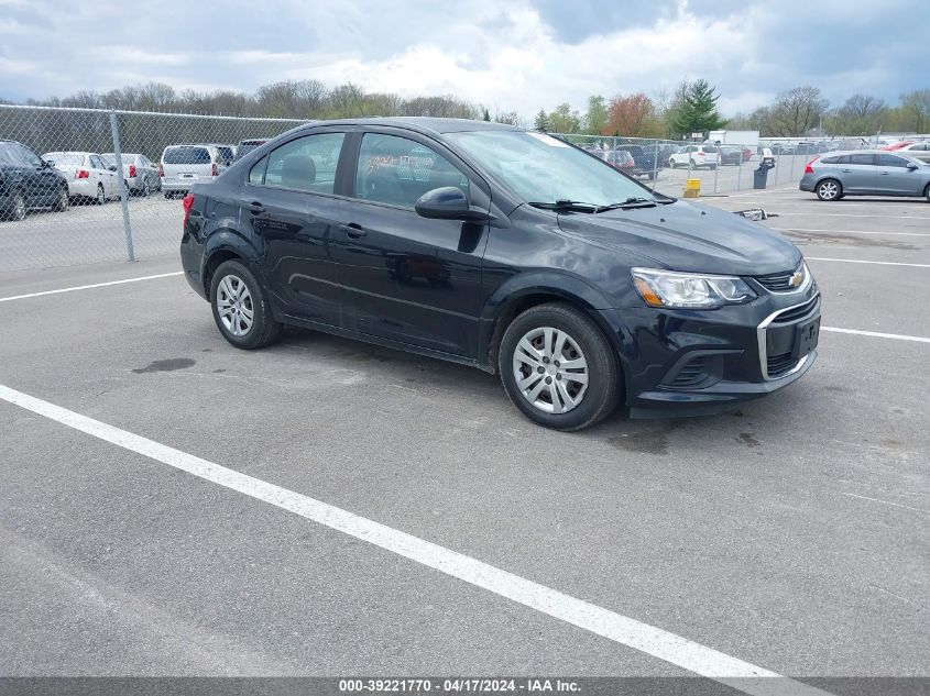 2017 Chevrolet Sonic Ls Auto VIN: 1G1JB5SH1H4126329 Lot: 39221770