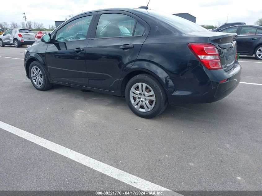 2017 Chevrolet Sonic Ls Auto VIN: 1G1JB5SH1H4126329 Lot: 39221770