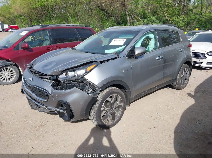 2021 Kia Sportage Ex VIN: KNDPNCAC6M7915300 Lot: 39221772