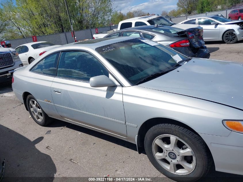 2000 Toyota Camry Solara Se V6 VIN: 2T1CF28P8YC263329 Lot: 39221788