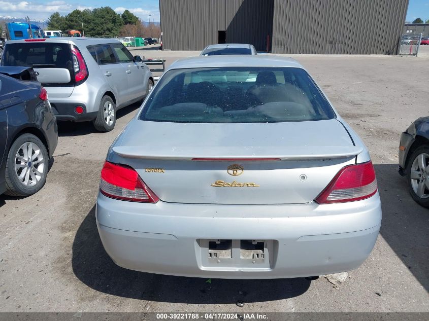 2000 Toyota Camry Solara Se V6 VIN: 2T1CF28P8YC263329 Lot: 39221788