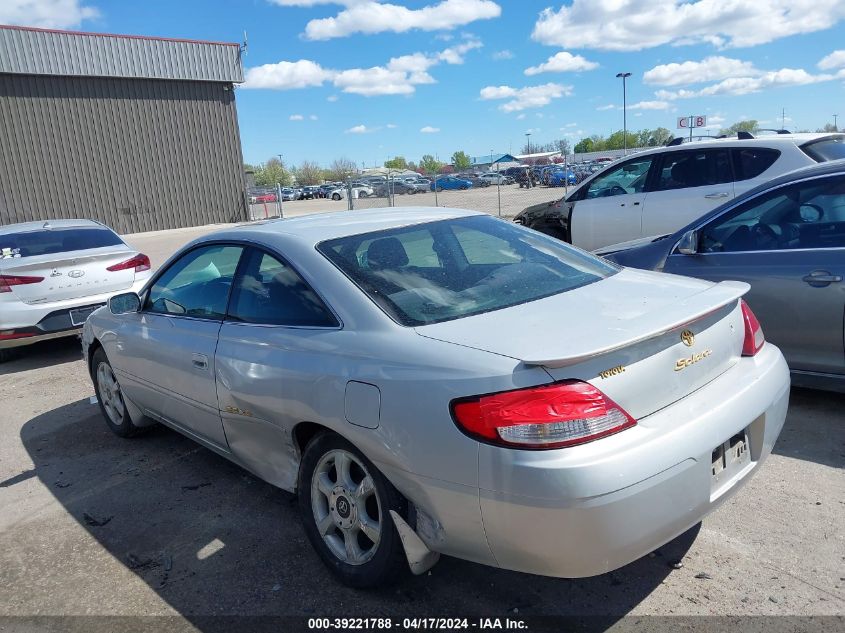 2000 Toyota Camry Solara Se V6 VIN: 2T1CF28P8YC263329 Lot: 39221788