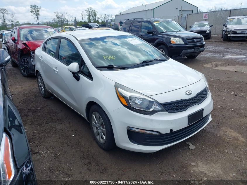 2016 Kia Rio Lx VIN: KNADM4A30G6677513 Lot: 39221796