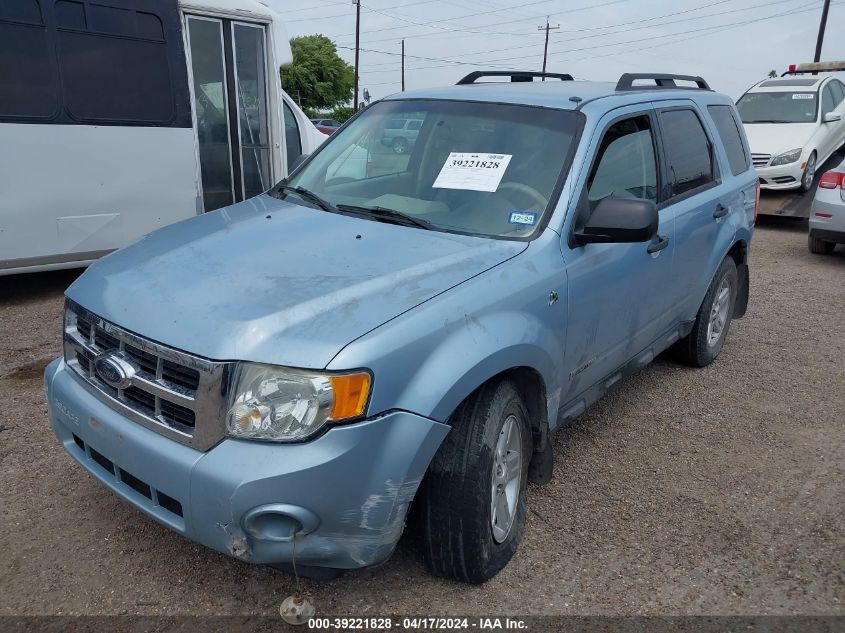 2008 Ford Escape Hybrid VIN: 1FMCU49H88KD64275 Lot: 39221828