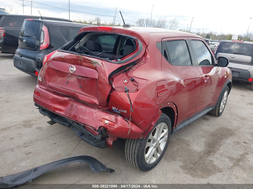 2012 Nissan Juke Sv VIN: JN8AF5MV9CT119002 Lot: 39221890