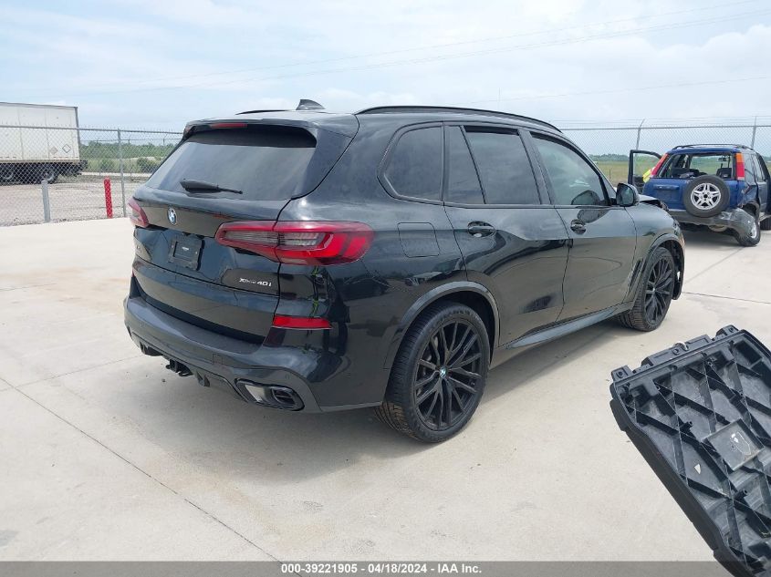 2023 BMW X5 xDrive40I VIN: 5UXCR6C02P9R93099 Lot: 39221905