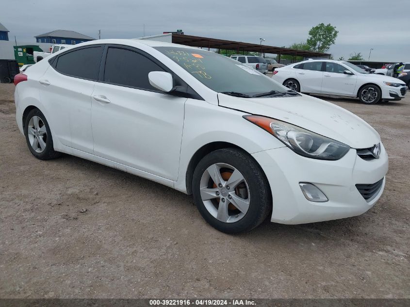 2013 Hyundai Elantra Gls VIN: 5NPDH4AE4DH354124 Lot: 39221916