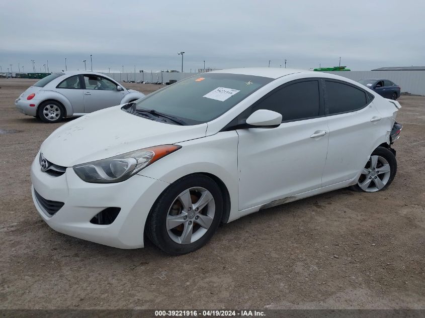 2013 Hyundai Elantra Gls VIN: 5NPDH4AE4DH354124 Lot: 39221916