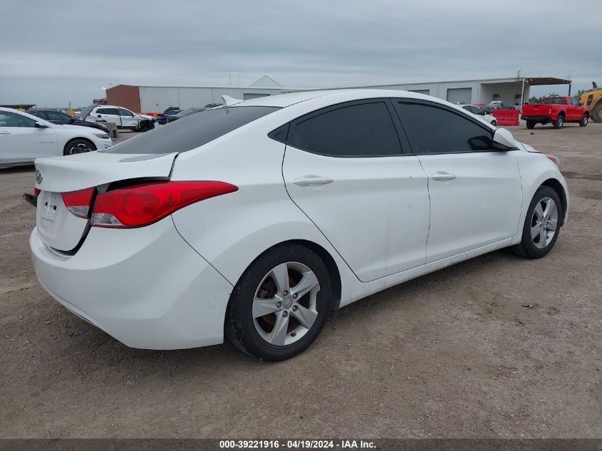 2013 Hyundai Elantra Gls VIN: 5NPDH4AE4DH354124 Lot: 39221916