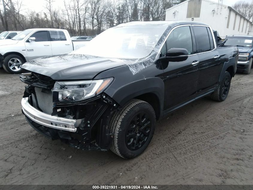 2022 Honda Ridgeline Rtl-E VIN: 5FPYK3F75NB038732 Lot: 39221931