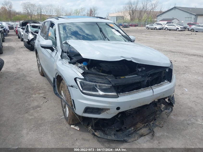 2018 Volkswagen Tiguan 2.0T Se/2.0T Sel VIN: 3VV2B7AX2JM156404 Lot: 39221973