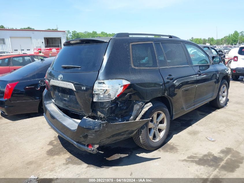 2009 Toyota Highlander VIN: JTEDS41AX92088305 Lot: 39221975