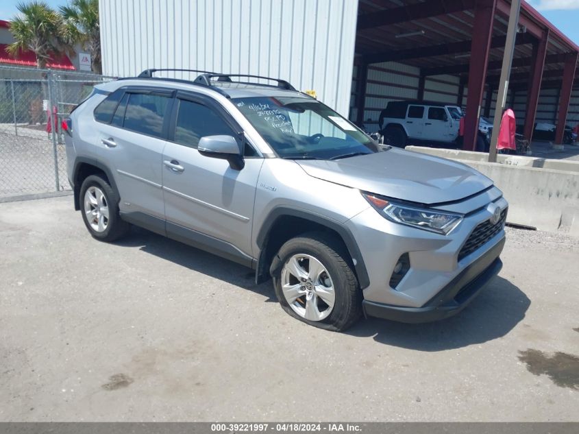 2021 Toyota Rav4 Xle Hybrid VIN: 4T3RWRFV0MU045261 Lot: 39221997