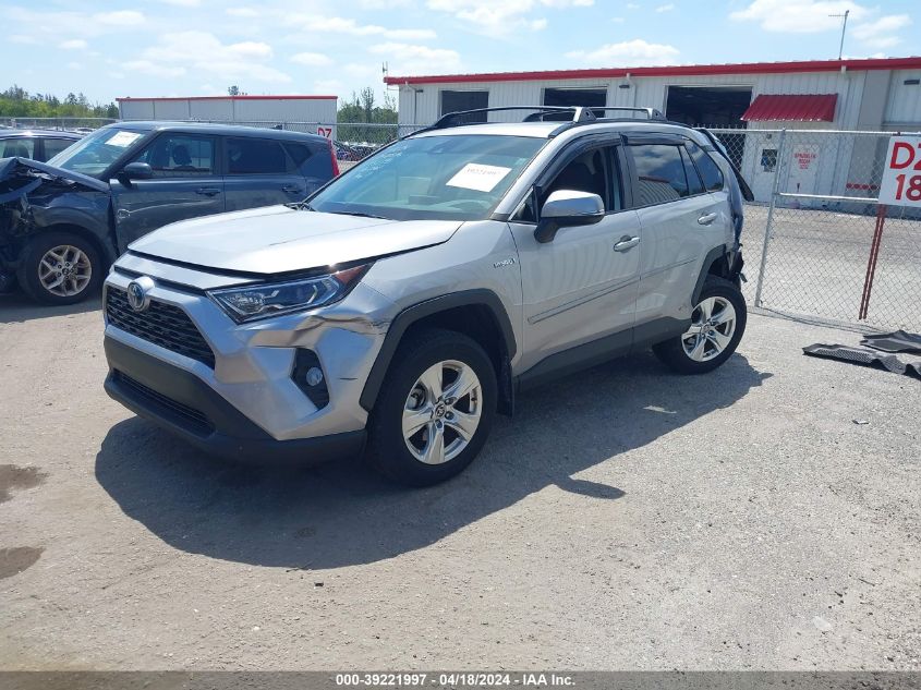 2021 Toyota Rav4 Xle Hybrid VIN: 4T3RWRFV0MU045261 Lot: 39221997