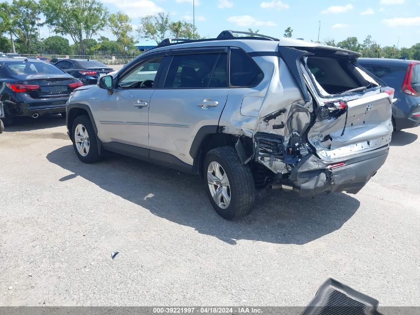 2021 Toyota Rav4 Xle Hybrid VIN: 4T3RWRFV0MU045261 Lot: 39221997