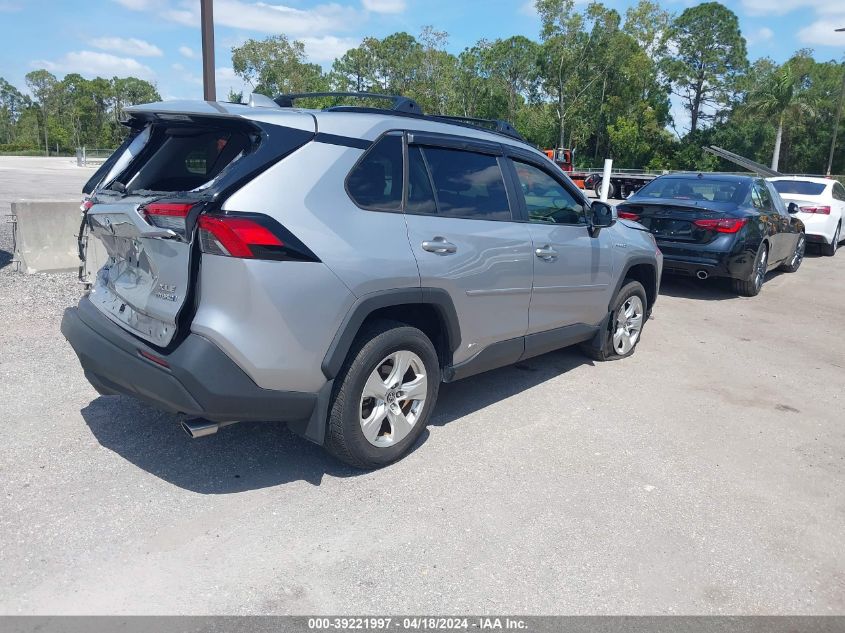 2021 Toyota Rav4 Xle Hybrid VIN: 4T3RWRFV0MU045261 Lot: 39221997