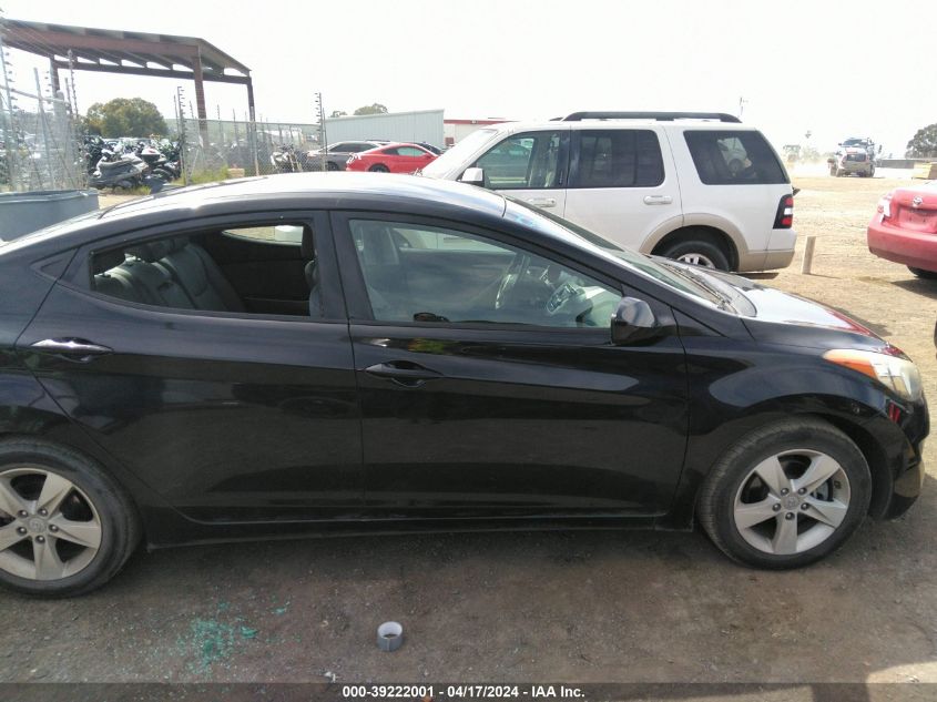 2013 Hyundai Elantra Gls VIN: KMHDH4AE6DU014054 Lot: 39222001
