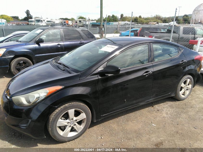 2013 Hyundai Elantra Gls VIN: KMHDH4AE6DU014054 Lot: 39222001